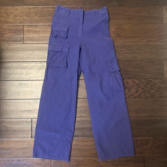 2/40 Wilfred Free Picture Cargo Pants in Purple - Women’s 6 - Picture 3 of 14